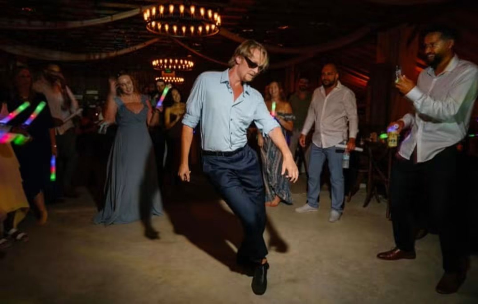 Steven dancing at a celebration